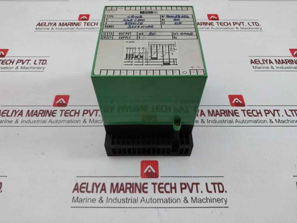 Power Transducer Alarm Relay Ime Crw2  2667 Kvar 20Ma