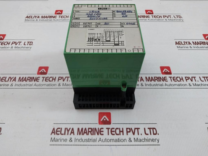 Power Transducer Alarm Relay Ime Crw2  2667 Kvar 20Ma