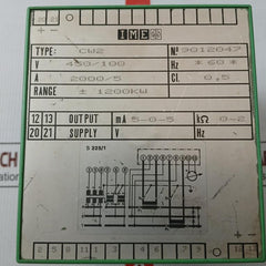 Power Transducer Cw2 Ime 1200Kw