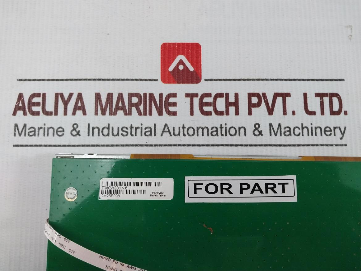 Power View T080W2D1 Display Panel (Not Working)