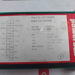 Powerbox Esd-c314W/As Power Supply Module 24Vdc 90W M00001-04 R05