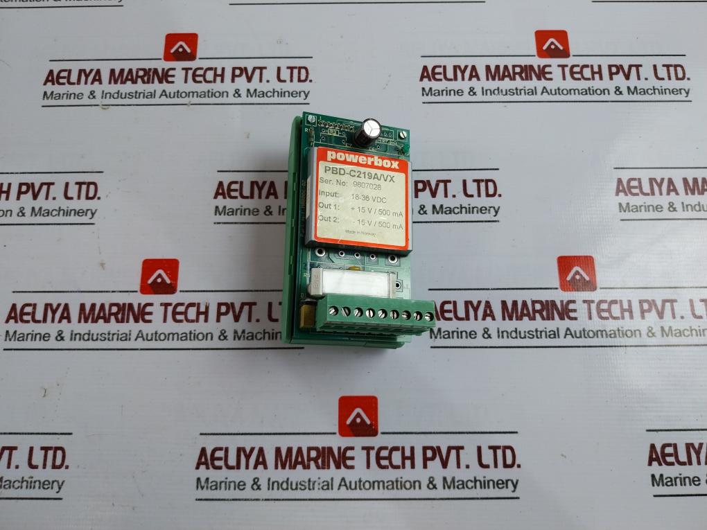 Powerbox Pbd-c219A/Vx Power Supply 18-36 Vdc Input M00006-02