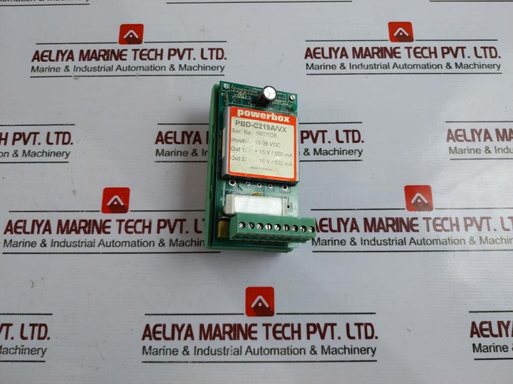 Powerbox Pbd-c219A/Vx Power Supply 18-36 Vdc Input M00006-02