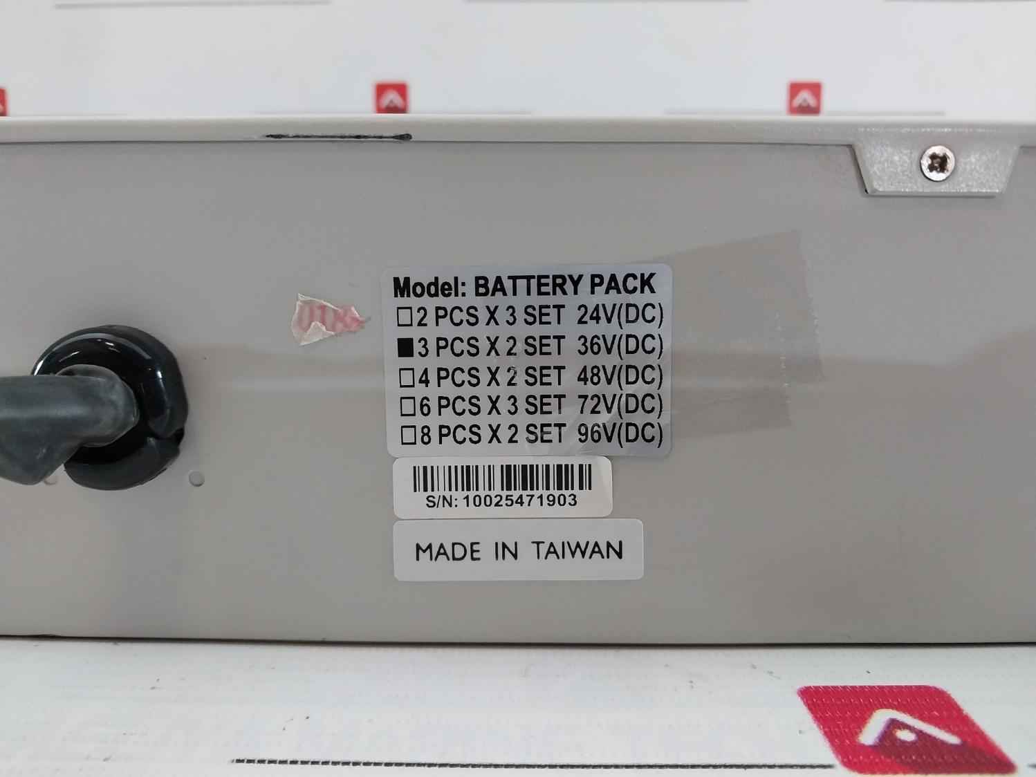 Powercom 63S-k1K0-047 Battery Pack Ac 100-120V 50/60Hz (Without Battery)