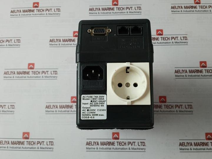 Powercom Bnt-500Ap Uninterruptible Power Supply Ac 220V 300W Ac250V 1.6W