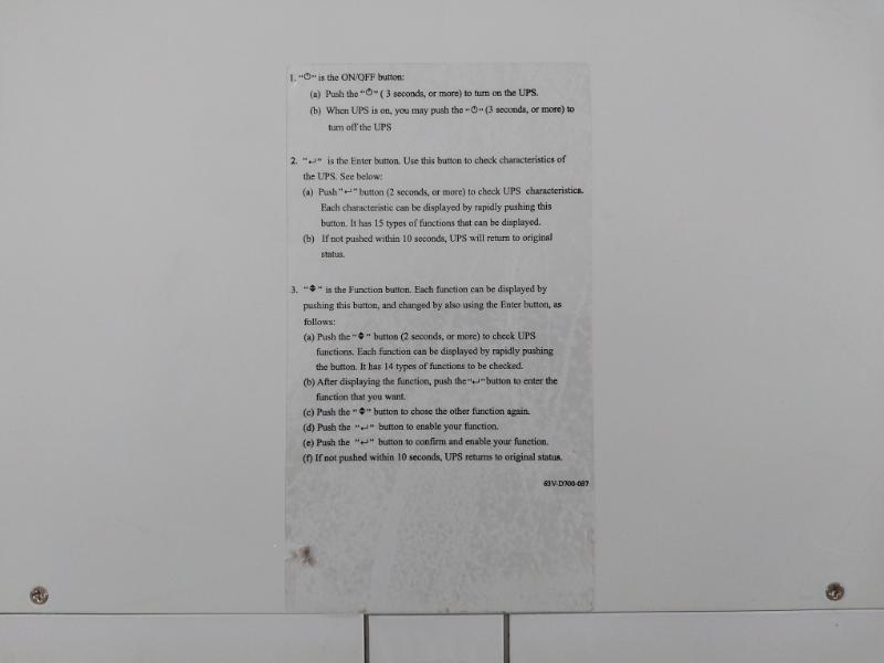 Powercom Vgd-1000-rm L Uninterruptible Power Supply 1000Va/700W Ac 100-120V