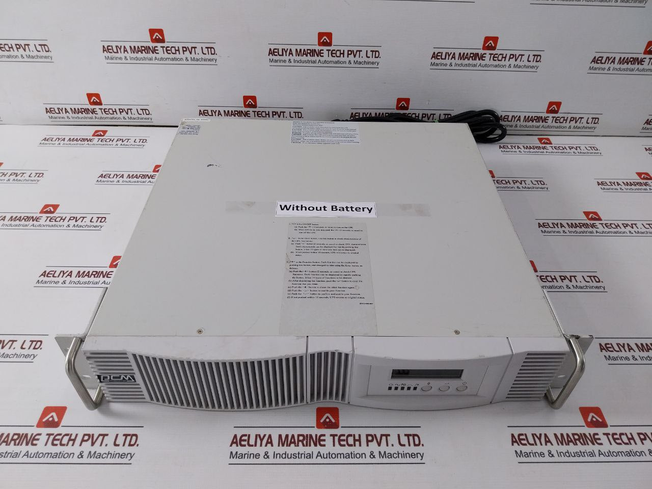 Powercom Vgd-1000-rm L Uninterruptible Power Supply 1000Va/700W Ac 100-120V