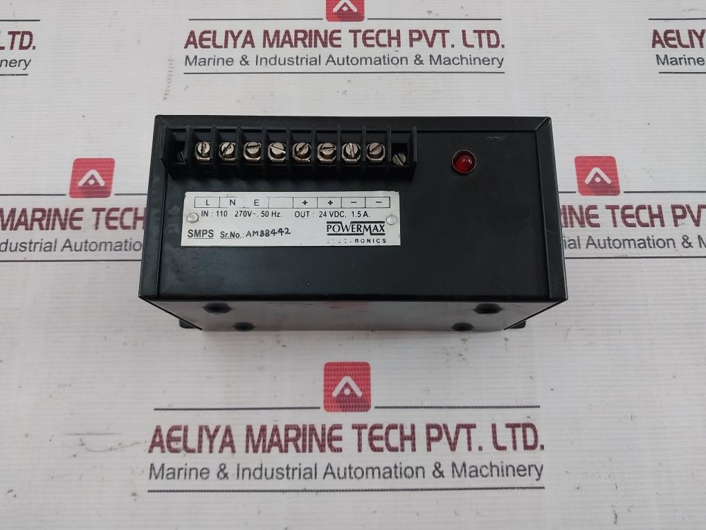 Powermax Electronics Switching Mode Power Supply 230Vac 24Vdc 6A