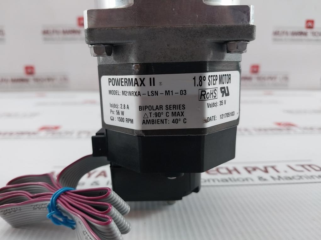 Powermax Ii M21Nrxa-lsn-m1-03 High Torque Stepper Motor 1.8C 20.5Ksi