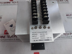 Powertec 200 S I-12 Dc/Dc Converter 24Vdc 12Vdc/200W