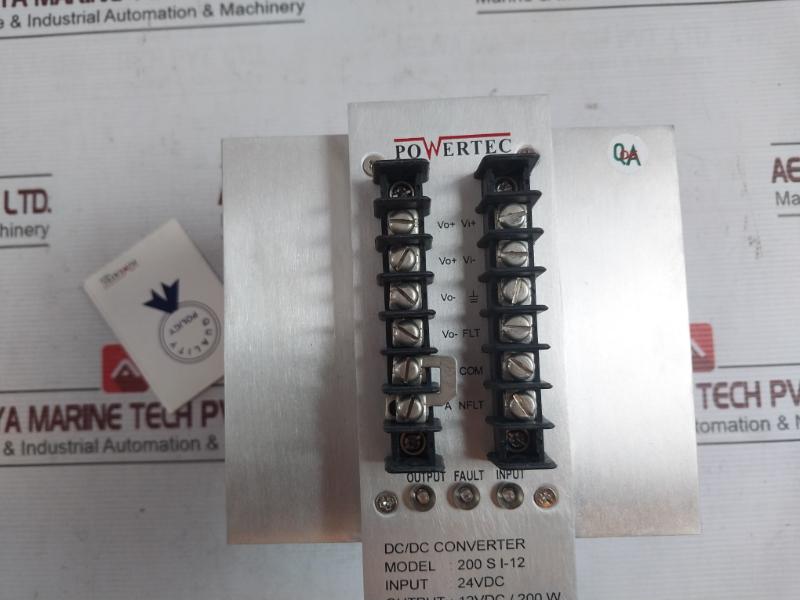 Powertec 200 S I-12 Dc/Dc Converter 24Vdc 12Vdc/200W