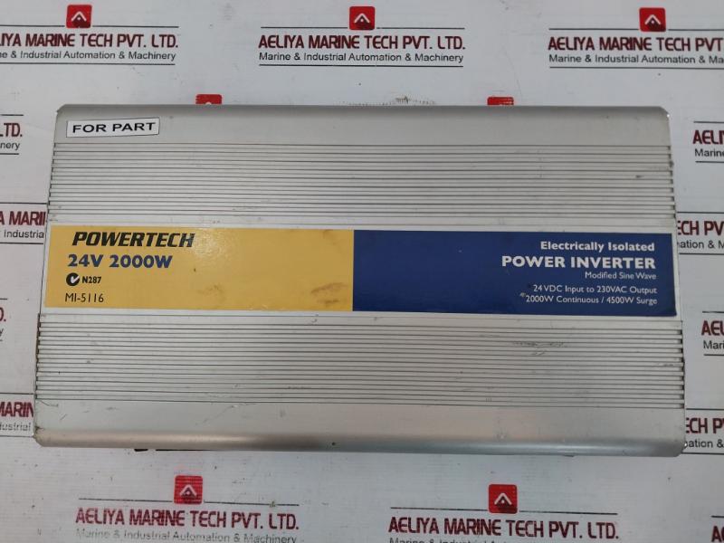 Powertech 24V 2000W Pure Sine Wave Inverter Continuous