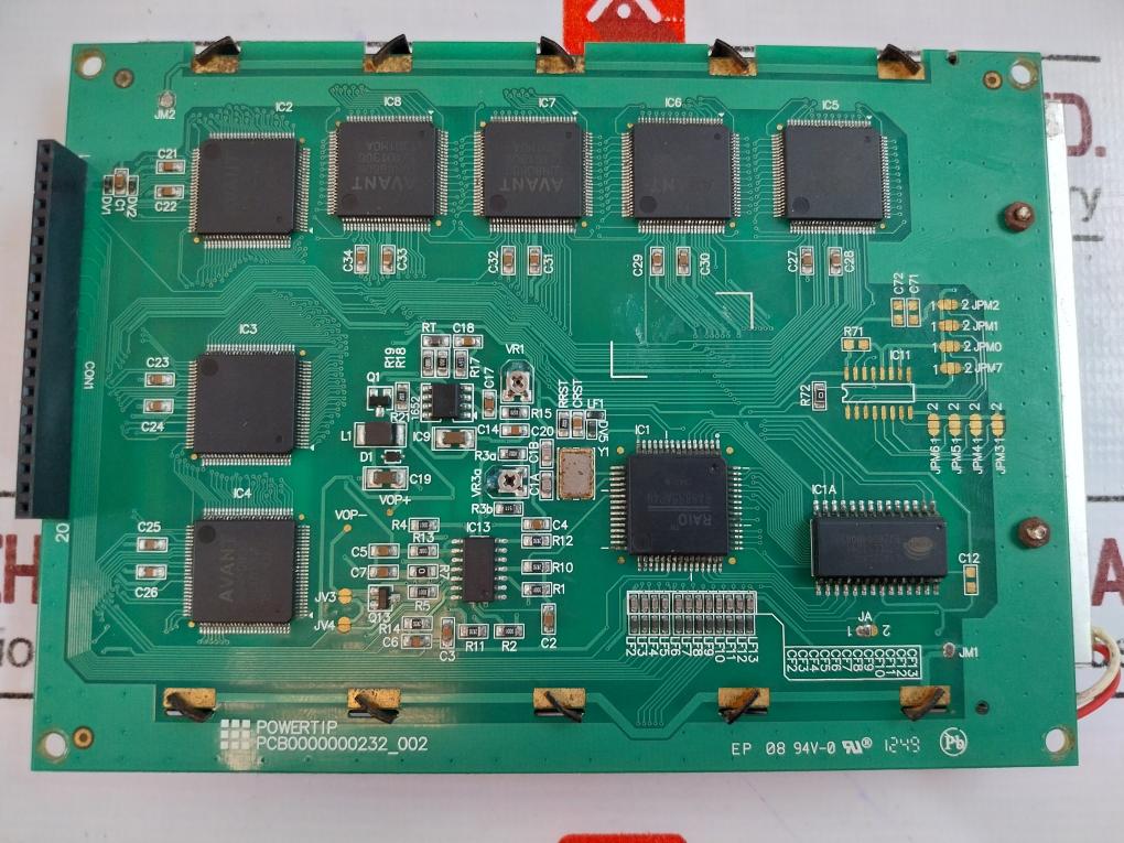 Powertip Pcb0000000232_002 Led Printed Circuit Board Ep 08 94V-0