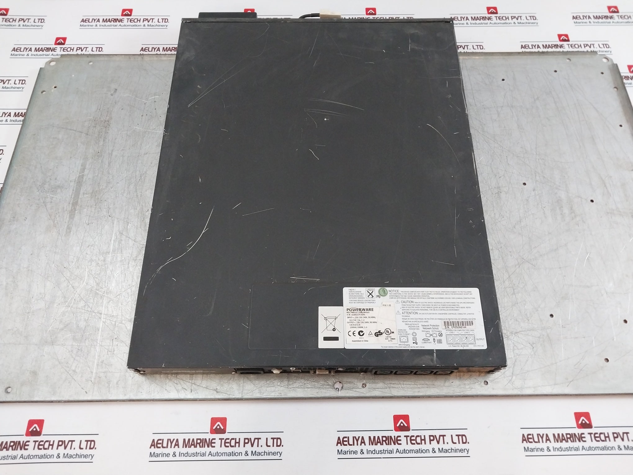 Powerware Pw5115 1500I Rm Blk Rackmount Ups Power 103003276-6591 220/230/240V