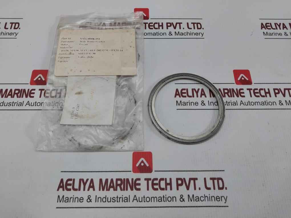 Poyam Body Bonnet Gasket For Cryogenic Cargo Valve Vvg-0008.351