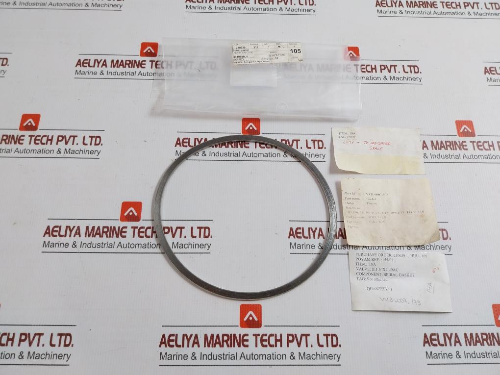 Poyam Spiral Gasket For Ball Valve Vvb-0007.173