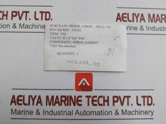 Poyam Spiral Gasket For Ball Valve Vvb-0007.173