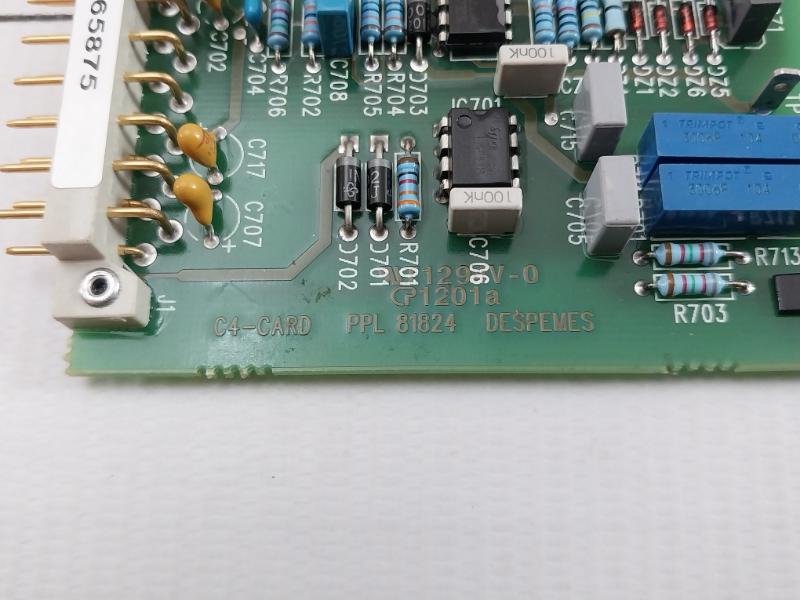 Ppl 81824 Ntc-card Wartsila 3000 Hz 30000 Rpm 10 V Out