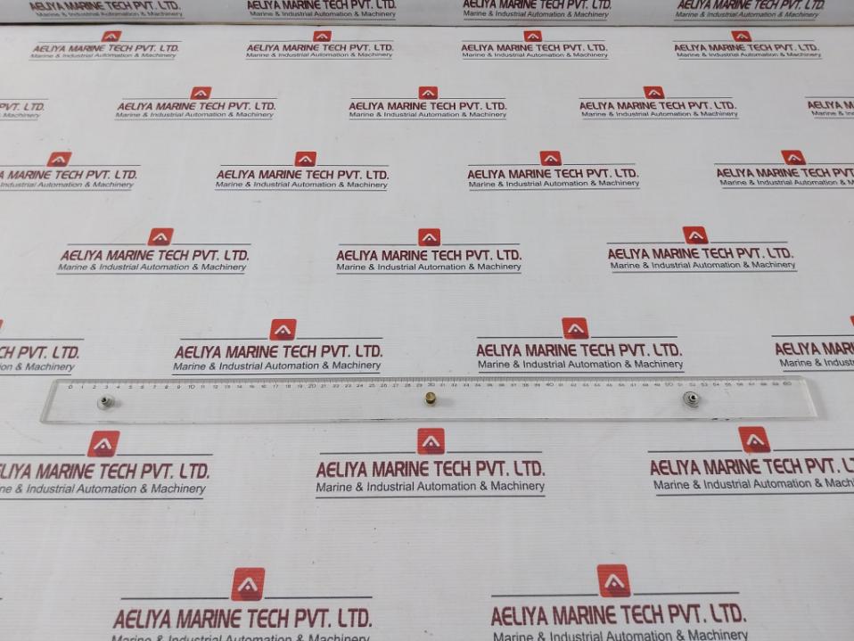 Pr-1111 Acrylic Measuring Ruler With Mounting Studs 24"/60Cm