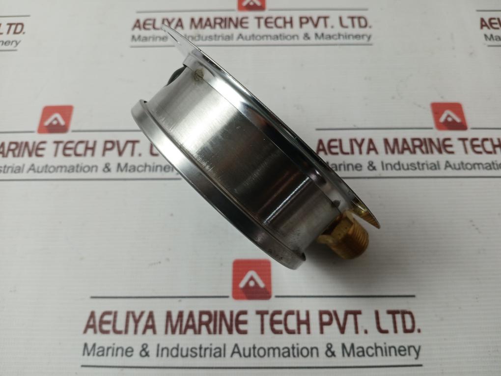 Pr11003 Compound Air Oil Gas Pressure Gauge Glycerine Oil Filled -14.5 To 72 Psi