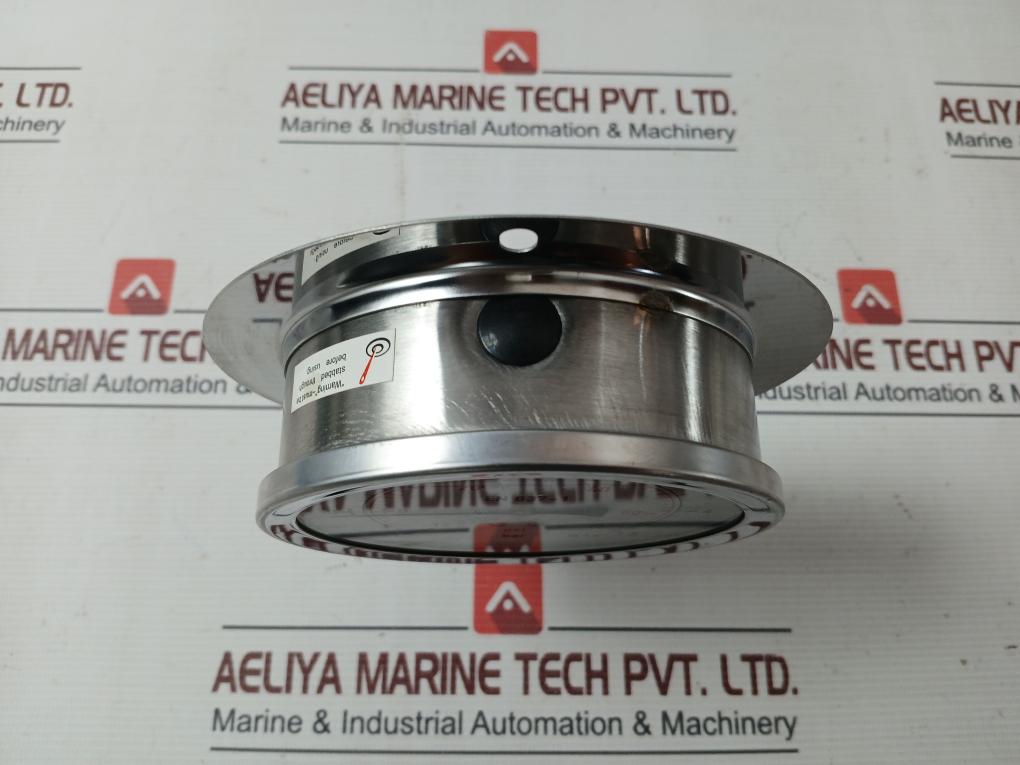 Pr11003 Compound Air Oil Gas Pressure Gauge Glycerine Oil Filled -14.5 To 72 Psi