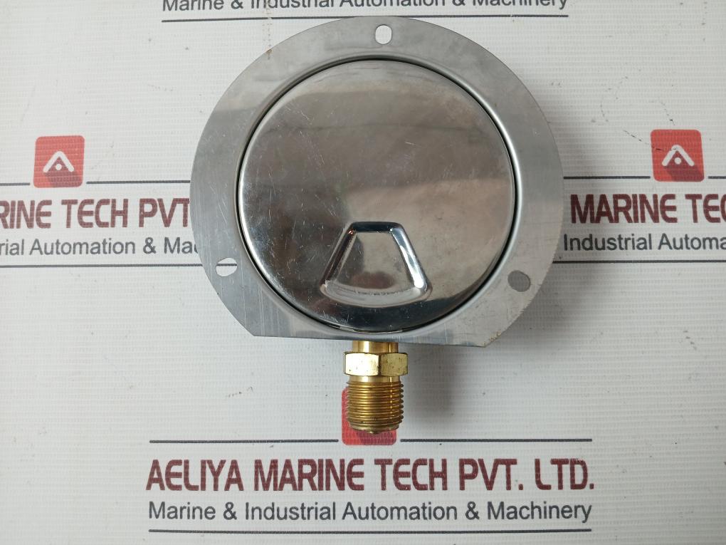 Pr11003 Compound Air Oil Gas Pressure Gauge Glycerine Oil Filled -14.5 To 72 Psi
