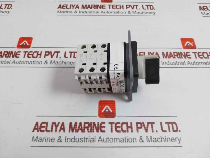 Pr17 On/Off Panel Mount Cam Switch Brand Baco 20A 690Vac 50Hz/60Hz