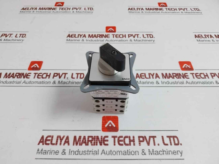 Pr17 On/Off Panel Mount Cam Switch Brand Baco 20A 690Vac 50Hz/60Hz