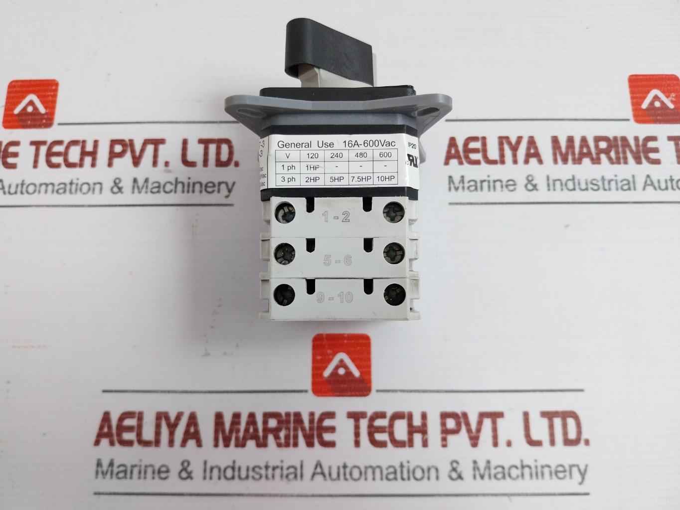 Pr17 On/Off Panel Mount Cam Switch Brand Baco 20A 690Vac 50Hz/60Hz