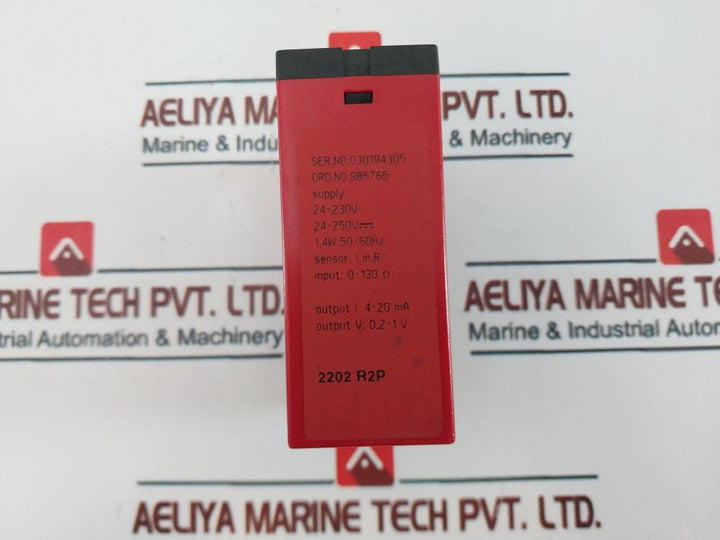 Pr Electronics 2202 R/i Transmitter 24-230v 4-20ma Output