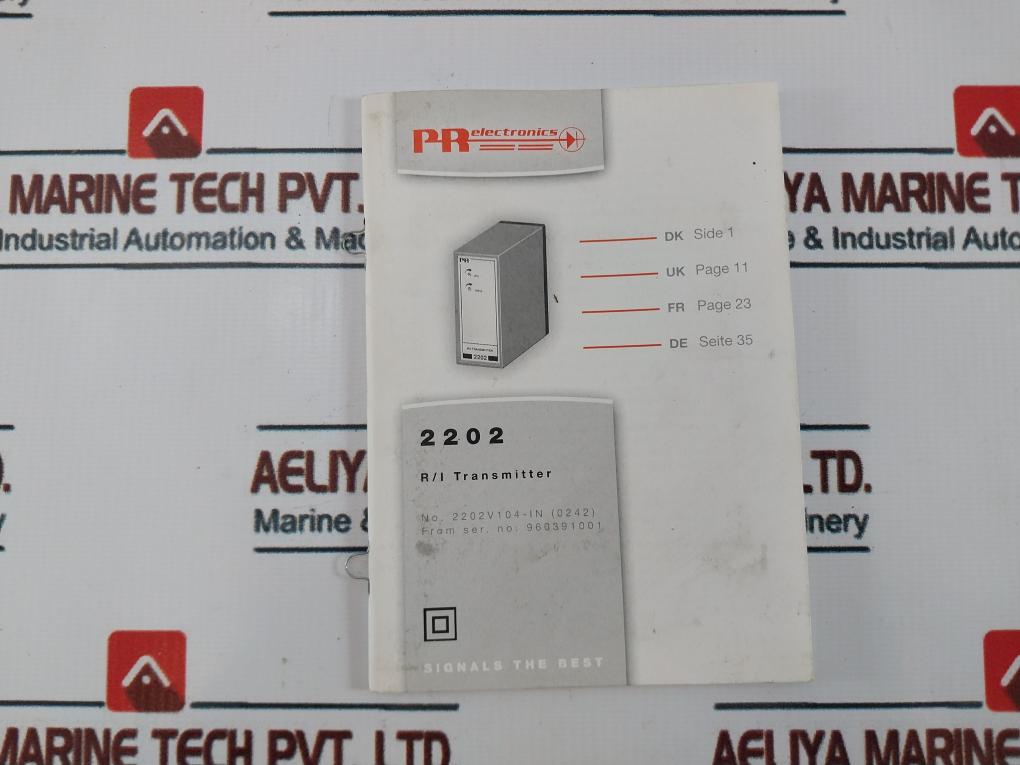 Pr Electronics 2202 R/i Transmitter 24-230v 4-20ma Output