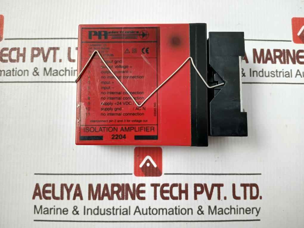 Pr Electronics 2204B2P Isolation Amplifier 1.8W 50-60 Hz 4-20 Ma 10A/380V
