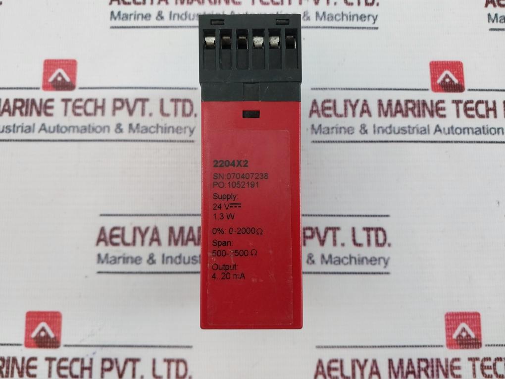 PR ELECTRONICS 2204X2 Isolation Amplifier 24V 1.3W, 2204S104