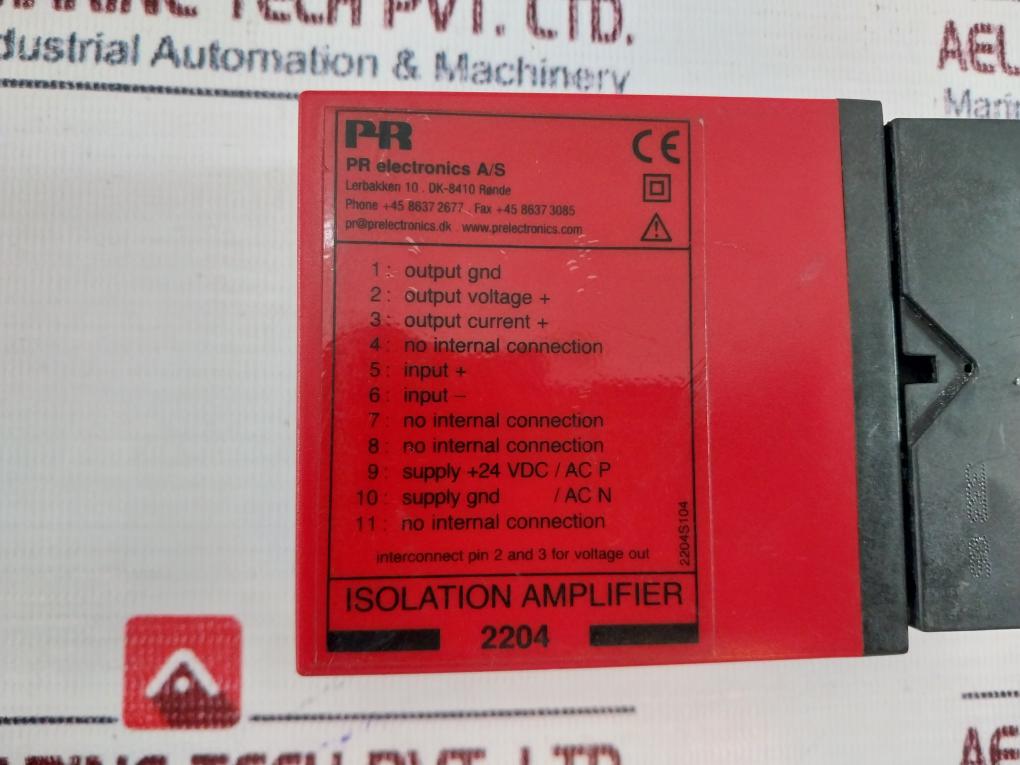 PR ELECTRONICS 2204X2 Isolation Amplifier 24V 1.3W, 2204S104