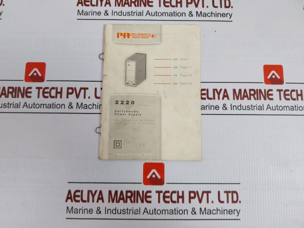 2220 B1 Switch Mode Power Supply 230V/50-60Hz Pr Electronics
