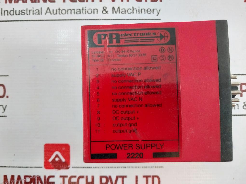 Pr Electronics 2220 B1 Switch Mode Power Supply 15Va 50/60Hz