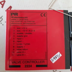 Pr Electronics 2224_2B Valve Controller 1019020 24V 85Ma