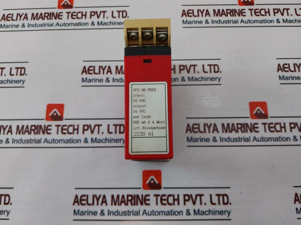 Pr Electronics 2239 Power Supply With Base 10A/380V 24 Vdc