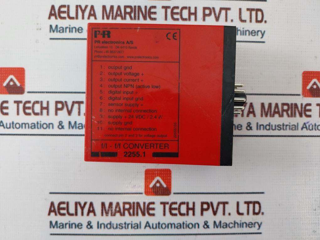 Pr Electronics 2255.1 F/I-f/F Converter 2255B1 With Base