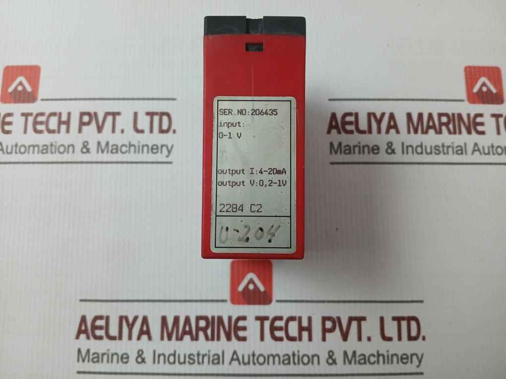 Pr Electronics 2284 Isolation Amplifier 24 Vdc 0-1 V 4-20 Ma