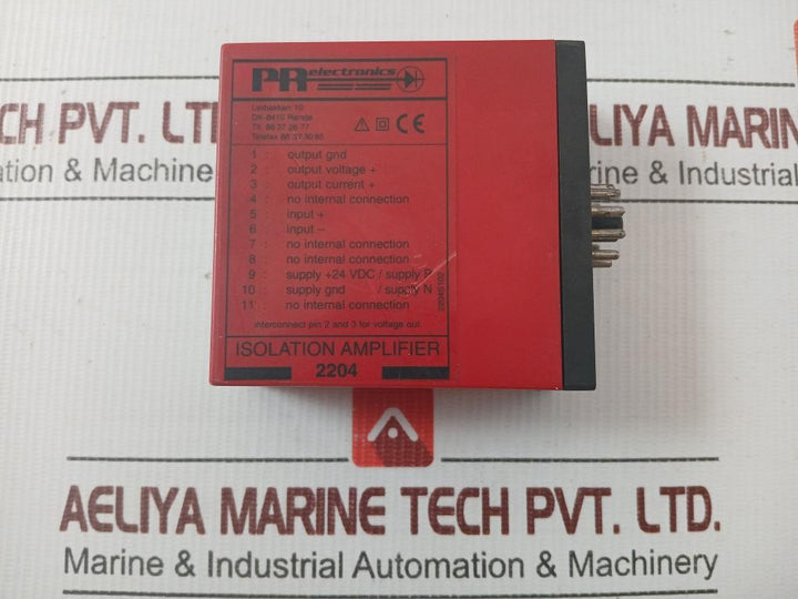 Pr Electronics 24V-1,3 W Isolation Amplifier 2204X2