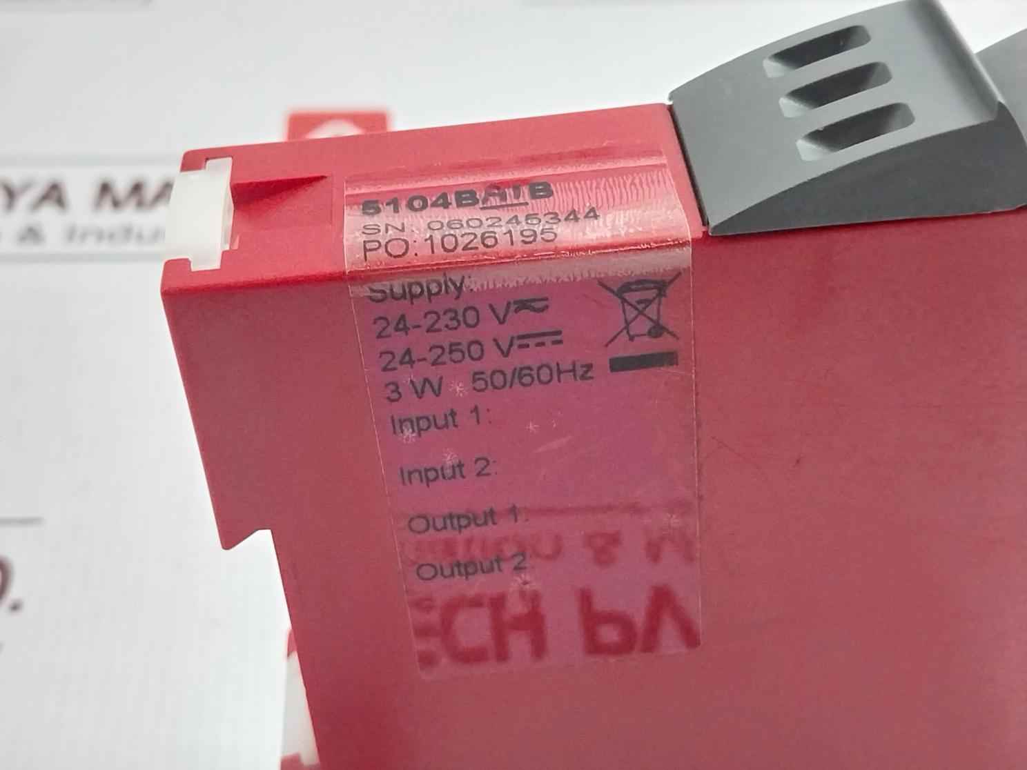 Pr Electronics 5104ba1b Repeater Power Supply 24-250vdc/24-230vac 50/60 Hz