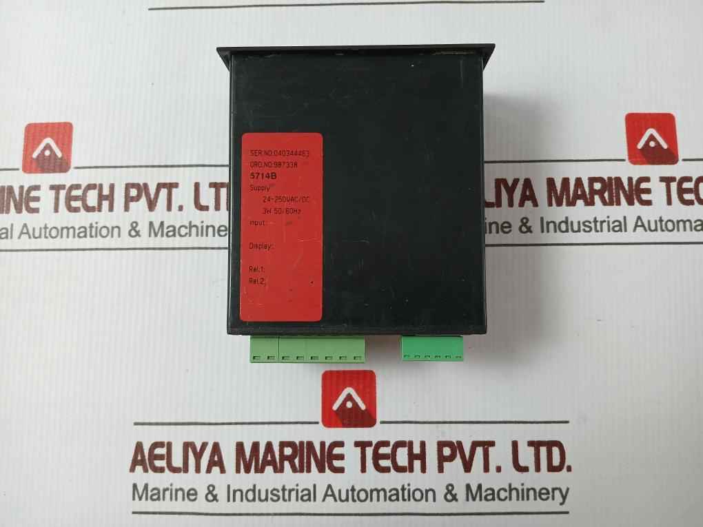 Pr Electronics 5714B Programmable Led Indicator 24-250 Vdc 3W 50/60 Hz