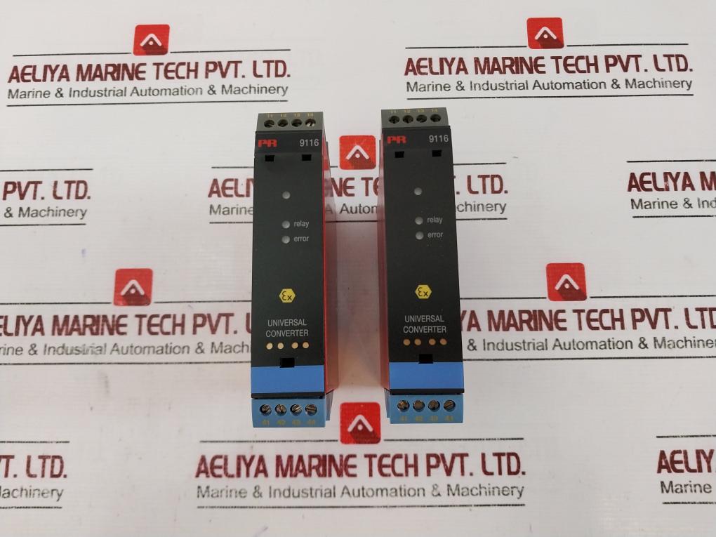 Pr Electronics 9116b Universal Converter 9116b1 19.2 To 31.2 Vdc