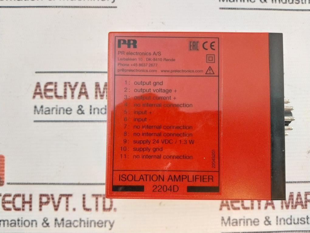 Pr Electronics A/S 2204 Isolation Amplifier