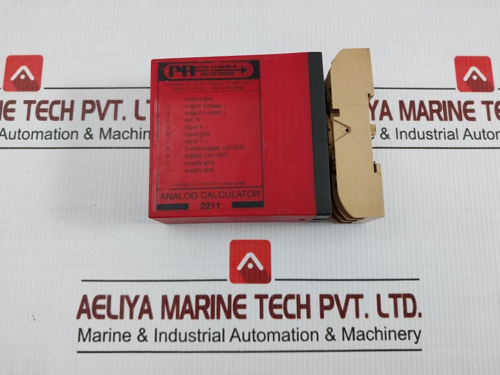 Pr Electronics +24Vdc Analog Calculator 2211 Bb2A3