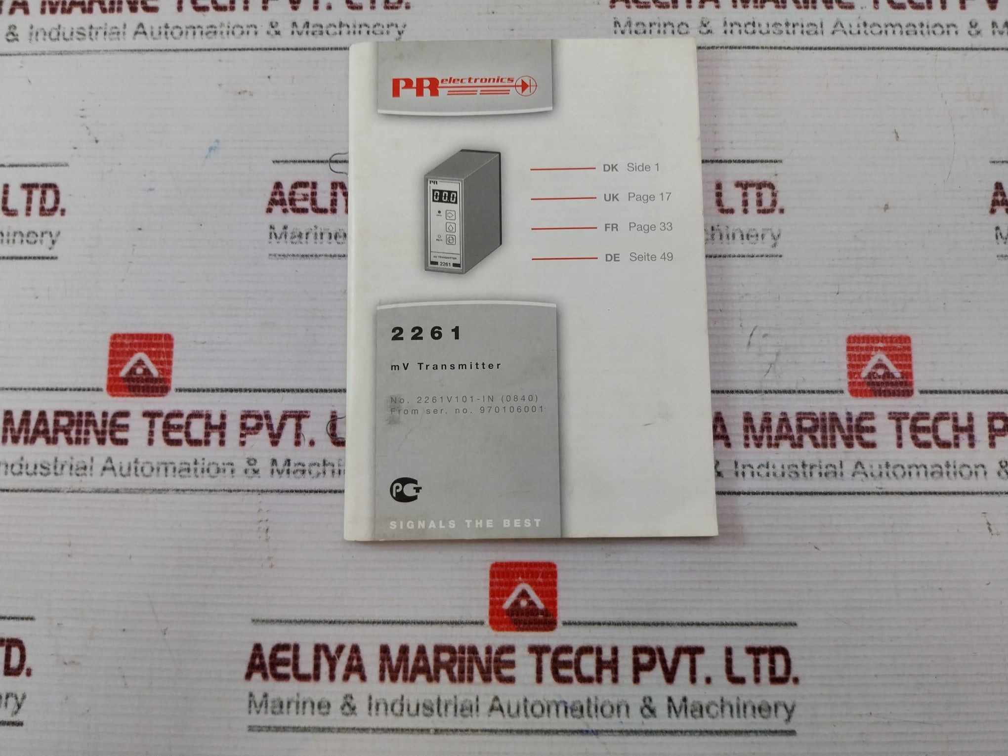 Pr Electronics 2261 Mv Transmitter 24 V