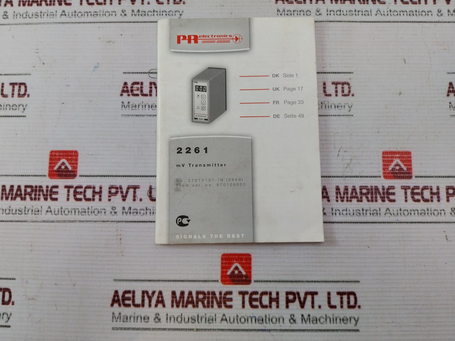 Pr Electronics 2261 Mv Transmitter 24 V