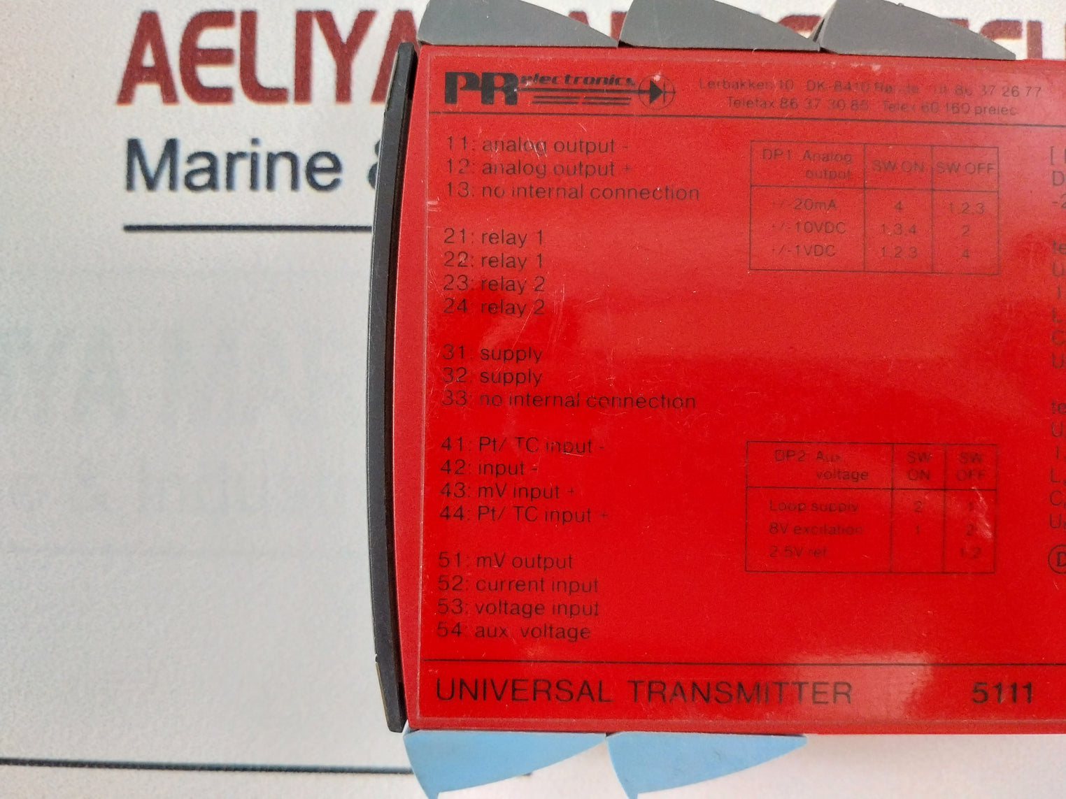Pr Electronics 5111 Universal Transmitter 5111S302