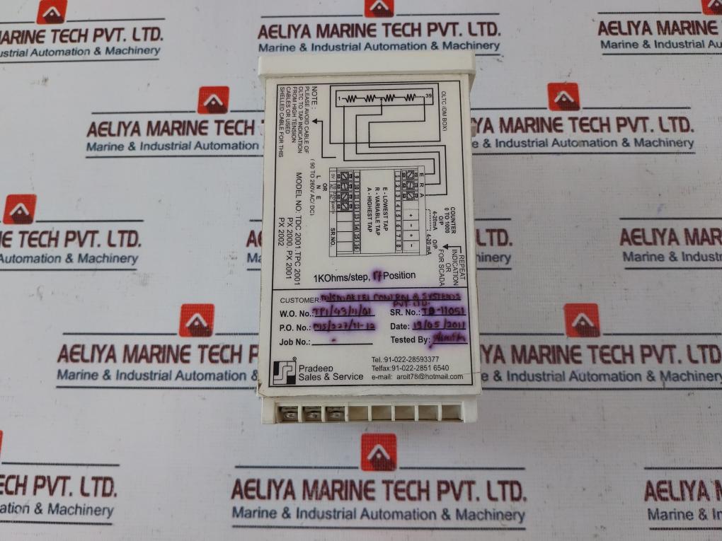 Pradeep Tdc 2001 Remote Tap Position Indicator 1 To 10 Sec